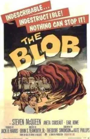 The Blob movie poster.