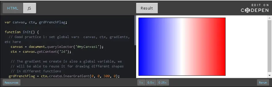 Define stroke fill style as 'gradient'.